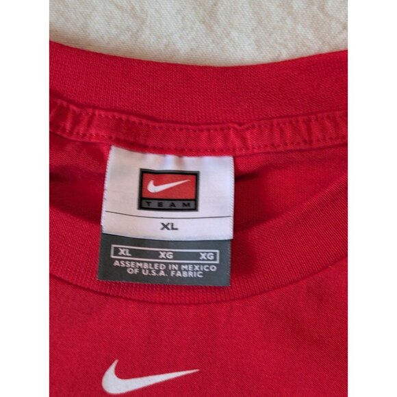 Nike Team Vintage Y2K New York Metro Stars Soccer FC Center Swoosh Tee Size XL - Picture 6 of 8